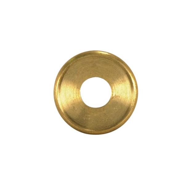 Turned Brass Check Ring; 1/8 IP Slip; Unfinished; 1-1/2" Diameter
