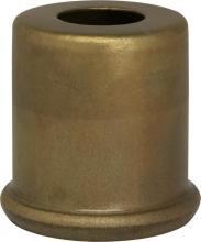 Satco Products Inc. 90/2222 - Solid Brass Spacer; 7/16&#34; Hole; 1&#34; Height; 7/8&#34; Diameter; 1&#34; Base Diameter;