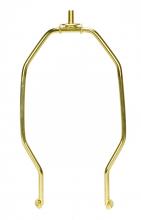 Satco Products Inc. 90/2246 - Heavy Duty Harp; Polished Brass Finish; 6&#34; Height; 1/4-27 Thread