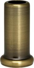 Satco Products Inc. 90/2273 - Flanged Steel Neck; 1-1/2&#34; Height; 7/8&#34; Bottom; Antique Brass Finish