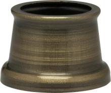 Satco Products Inc. 90/2276 - Flanged Steel Neck; 9/16&#34; Hole; 9/16&#34; Height; 11/16&#34; Top; 7/8&#34; Bottom; Antique Brass