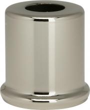 Satco Products Inc. 90/2278 - Steel Spacer; 7/16&#34; Hole; 1&#34; Height; 7/8&#34; Diameter; 1&#34; Base Diameter; Nickel Plated