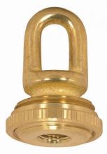 Satco Products Inc. 90/2294 - 1/8 IP Cast Brass Screw Collar Loop With Ring; Fits 1&#34; Canopy Hole; 1-1/8&#34; Ring Diameter;