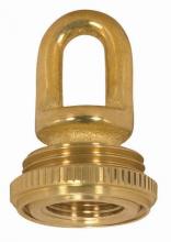 Satco Products Inc. 90/2296 - 3/8 IP Cast Brass Screw Collar Loop With Ring; Fits 1&#34; Canopy Hole; 1-1/8&#34; Ring Diameter;