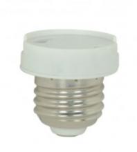 Satco Products Inc. 90/2434 - GU24 Socket Reducer; White Finish; Removable Grip Function; Medium To GU24 Reducer; 660W; 660V