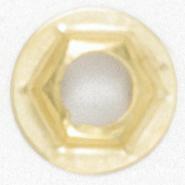 Satco Products Inc. 90/594 - Steel Pal Nut; 1/8 IP; Brass Plated Finish