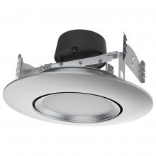 Satco Products Inc. S11858 - 10.5 Watt; LED Retrofit Downlight; Gimbaled; 120 Volt; CCT Selectable; Brushed Nickel Finish