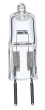 Satco Products Inc. S1986 - 20 Watt; Halogen; T3; Clear; 2000 Average rated hours; 260 Lumens; Bi Pin G4 base; 24 Volt