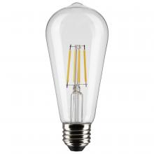  S21361 - 5 Watt ST19 LED; Clear; Medium base; 90 CRI; 3000K; 120 Volt