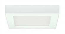 Satco Products Inc. S29324 - Blink - 10.5W- 5.5&#34; Surface Mount LED - 2700K- Square Shape - White Finish - 120V