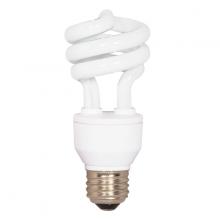 Satco Products Inc. S7413 - 18 Watt; Mini Spiral Compact Fluorescent; 2700K; 82 CRI; 230 Volt