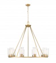  826-10MGLD - 10 Light Chandelier