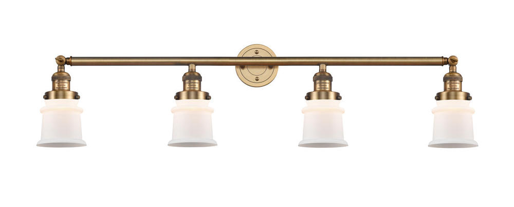 Canton - 4 Light - 42 inch - Brushed Brass - Bath Vanity Light