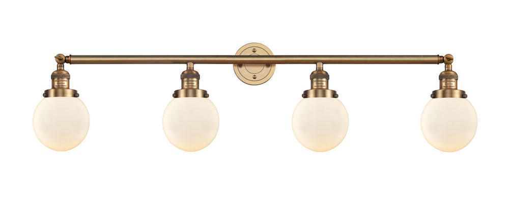 Beacon - 4 Light - 42 inch - Brushed Brass - Bath Vanity Light