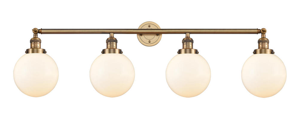 Beacon - 4 Light - 44 inch - Brushed Brass - Bath Vanity Light