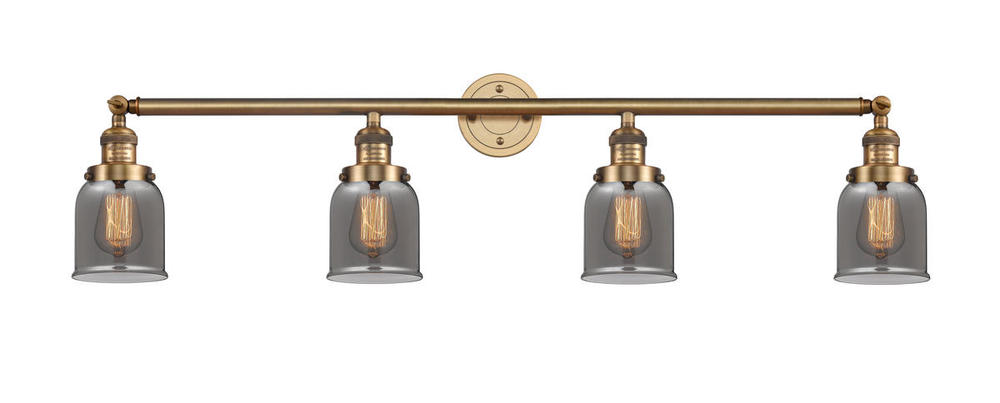 Bell - 4 Light - 42 inch - Brushed Brass - Bath Vanity Light