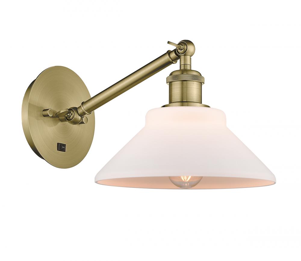 Orwell - 1 Light - 8 inch - Antique Brass - Sconce