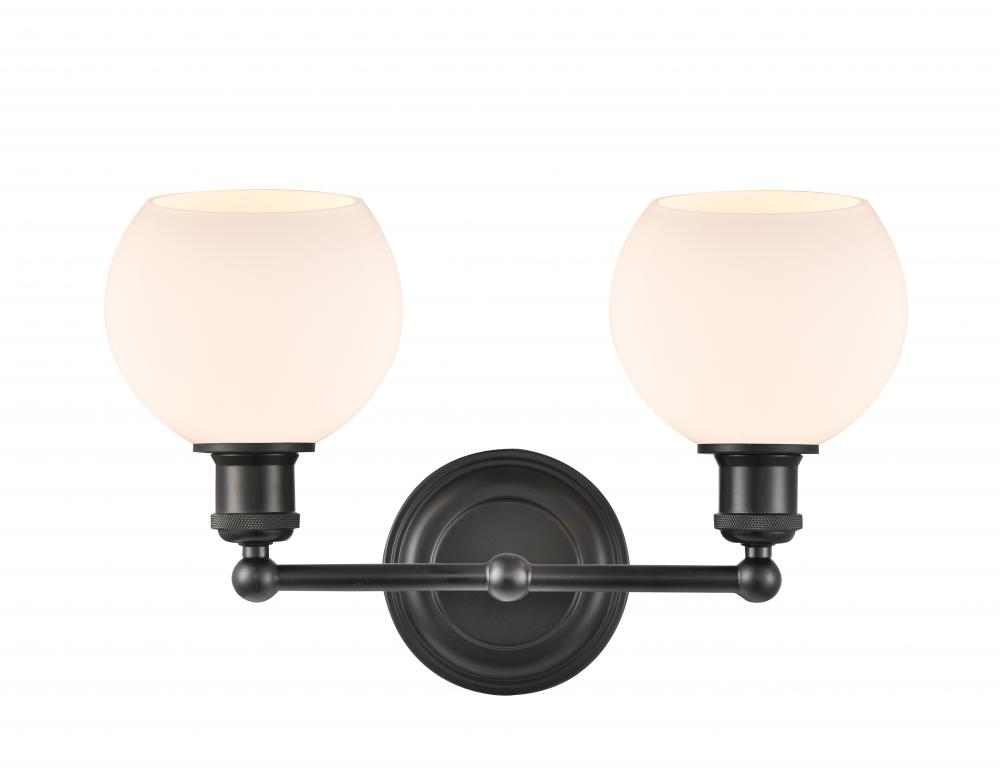 Concord - 2 Light - 16 inch - Matte Black - Bath Vanity Light