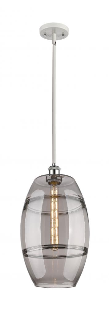 Vaz - 1 Light - 10 inch - White Polished Chrome - Mini Pendant