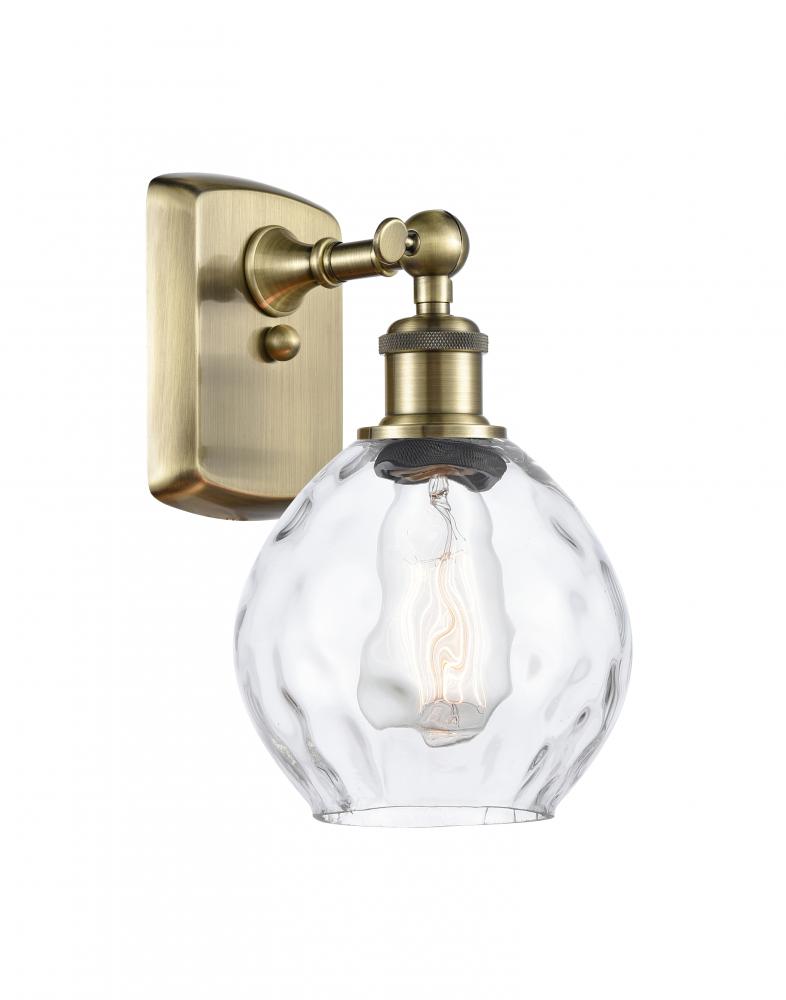 Waverly - 1 Light - 6 inch - Antique Brass - Sconce