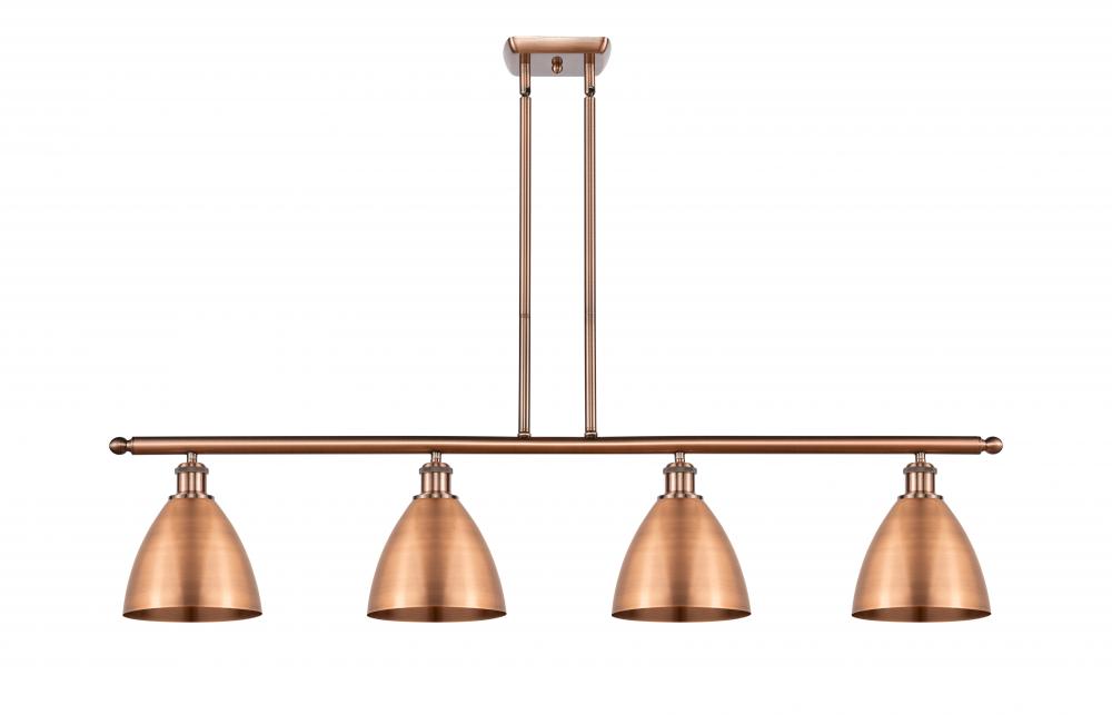 Bristol - 4 Light - 48 inch - Antique Copper - Cord hung - Island Light