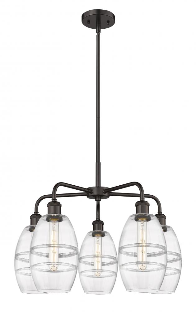 Vaz - 5 Light - 24 inch - Oil Rubbed Bronze - Chandelier