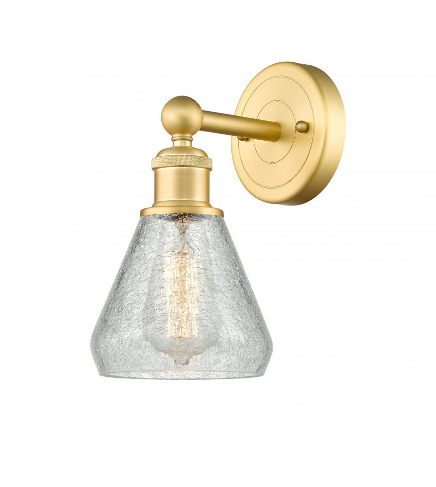 Conesus - 1 Light - 6 inch - Satin Gold - Sconce