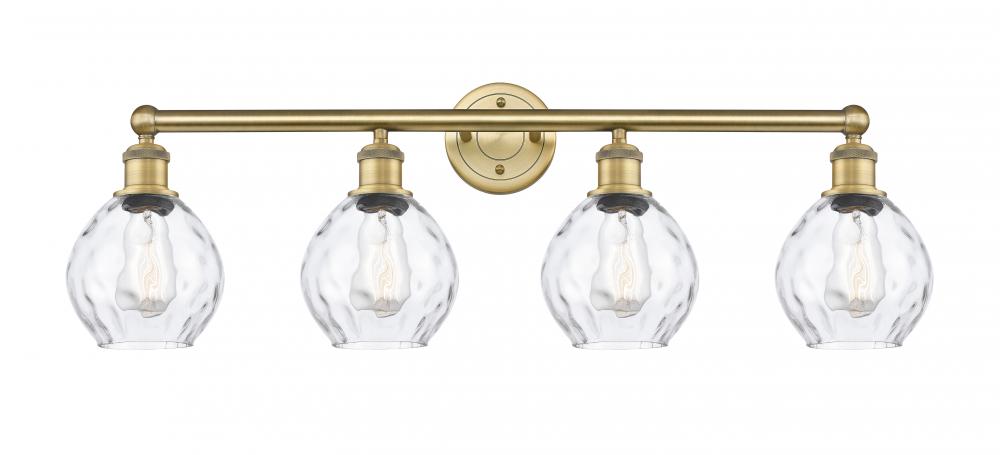 Waverly - 4 Light - 33 inch - Brushed Brass - Bath Vanity Light