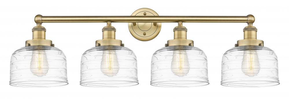 Bell - 4 Light - 35 inch - Brushed Brass - Bath Vanity Light