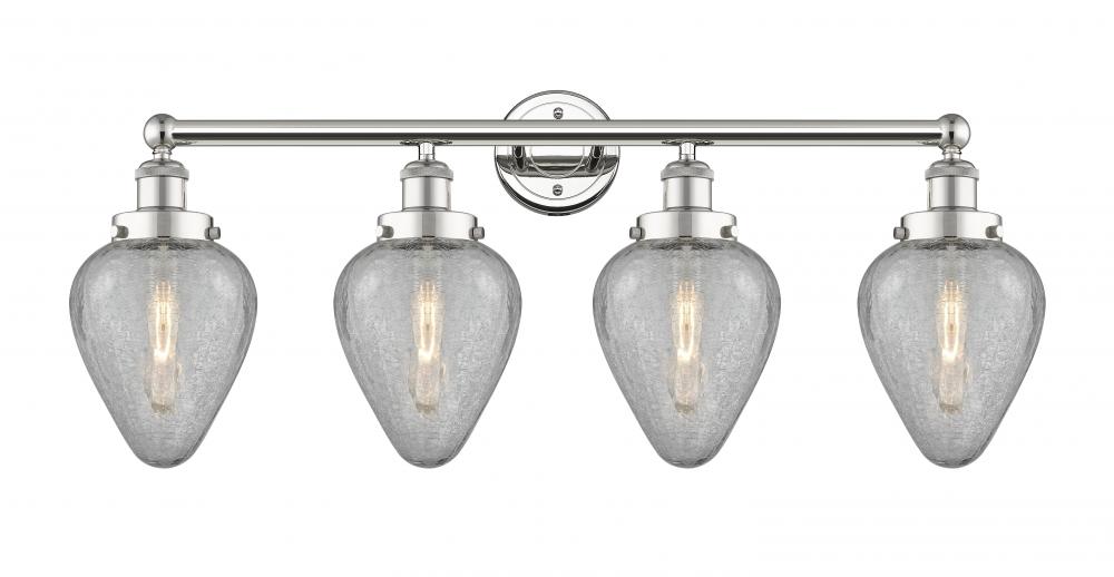 Geneseo - 4 Light - 34 inch - Polished Nickel - Bath Vanity Light