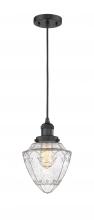 Innovations Lighting 201C-BK-G664-7-LED - Bullet - 1 Light - 7 inch - Matte Black - Cord hung - Mini Pendant