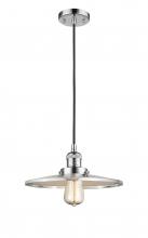  201C-PC-MFR-PC-12 - Appalachian - 1 Light - 12 inch - Polished Chrome - Cord hung - Mini Pendant