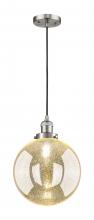 Innovations Lighting 201C-SN-G208-10 - Beacon - 1 Light - 10 inch - Brushed Satin Nickel - Cord hung - Mini Pendant