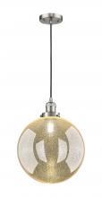 Innovations Lighting 201C-SN-G208-12 - Beacon - 1 Light - 12 inch - Brushed Satin Nickel - Cord hung - Mini Pendant