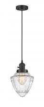 Innovations Lighting 201CSW-BK-G664-7 - Bullet - 1 Light - 7 inch - Matte Black - Cord hung - Mini Pendant