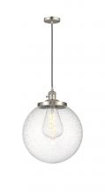  201CSW-SN-G204-14 - Beacon - 1 Light - 14 inch - Brushed Satin Nickel - Cord hung - Mini Pendant