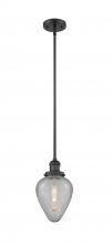 Innovations Lighting 201S-BK-G165-LED - Geneseo - 1 Light - 7 inch - Matte Black - Stem Hung - Mini Pendant