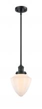 Innovations Lighting 201S-BK-G661-7-LED - Bullet - 1 Light - 7 inch - Matte Black - Stem Hung - Mini Pendant