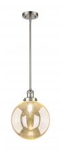 Innovations Lighting 201S-SN-G208-10 - Beacon - 1 Light - 10 inch - Brushed Satin Nickel - Stem Hung - Mini Pendant