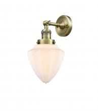  203-AB-G661-7 - Bullet - 1 Light - 7 inch - Antique Brass - Sconce