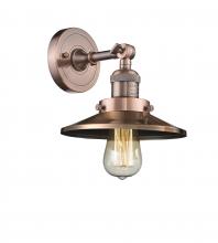  203-AC-M3 - Railroad - 1 Light - 8 inch - Antique Copper - Sconce