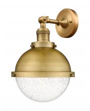 Innovations Lighting 203-BB-HFS-84-BB-LED - Hampden - 1 Light - 9 inch - Brushed Brass - Sconce