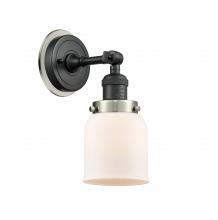  203BK-BPSN-HRSN-G51 - Bell - 1 Light - 5 inch - Matte Black - Sconce