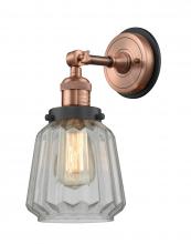  203BP-ACBK-G142 - Chatham - 1 Light - 7 inch - Antique Copper - Sconce