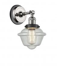  203BP-PNBK-G534 - Oxford - 1 Light - 8 inch - Polished Nickel - Sconce