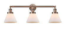  205-AC-G41 - Cone - 3 Light - 32 inch - Antique Copper - Bath Vanity Light