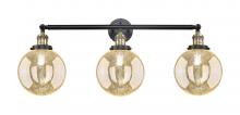 Innovations Lighting 205-BAB-G208-8 - Beacon - 3 Light - 32 inch - Black Antique Brass - Bath Vanity Light