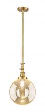 Innovations Lighting 206-SG-G208-10 - Beacon - 1 Light - 10 inch - Satin Gold - Stem Hung - Mini Pendant