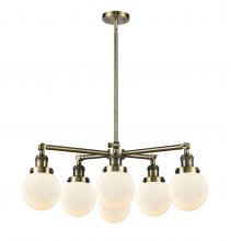  207-6CR-AB-G201-6 - Beacon Chandelier