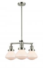  207-PN-G321 - Olean - 3 Light - 19 inch - Polished Nickel - Stem Hung - Chandelier